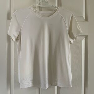 Lululemon Athletica White Short Sleeve Tee
